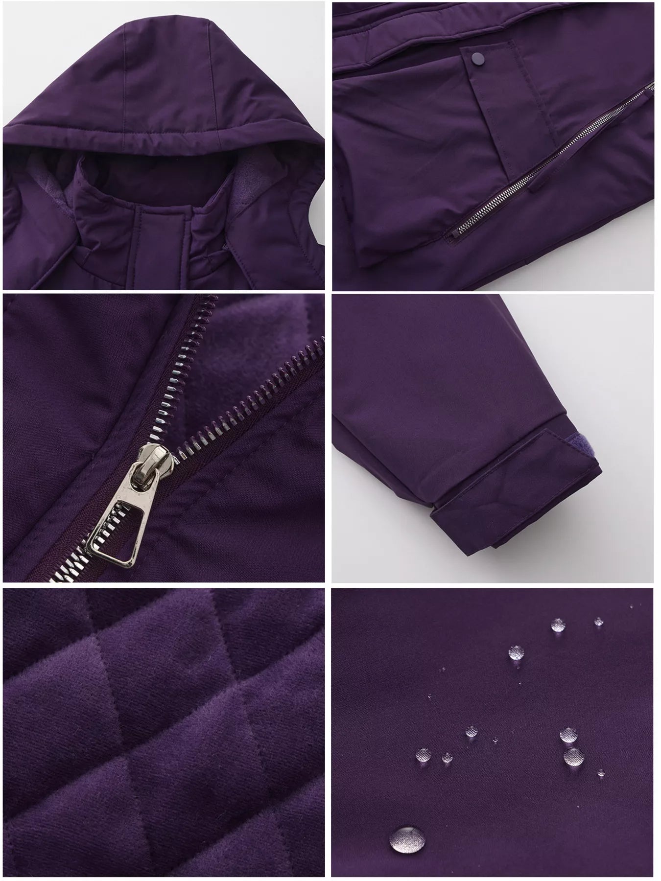 Full Size Zip Up Hooded Parka Outerwear Plus Size OutfitFlow