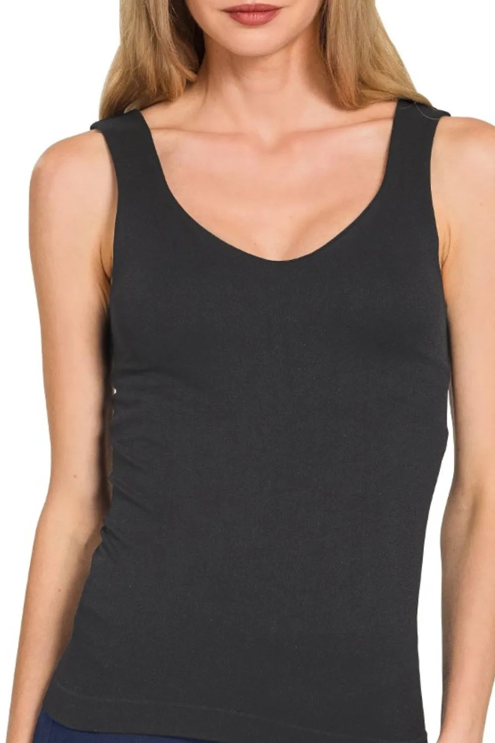 Zenana Seamless Tank Top OutfitFlow