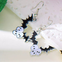 Halloween Bat Drop Earrings OutfitFlow