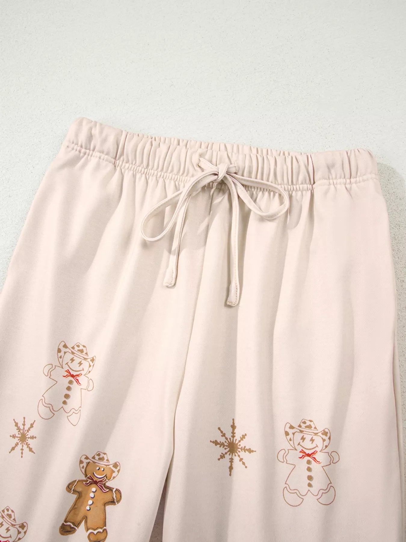 GINGERBREAD BAKERY Christmas Long Sleeve Top and Pants 2pcs Set OutfitFlow