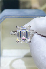 5 Carat Moissanite 925 Sterling Silver Ring OutfitFlow