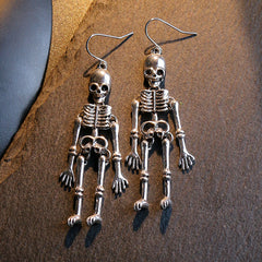 Skeleton Alloy Earrings OutfitFlow