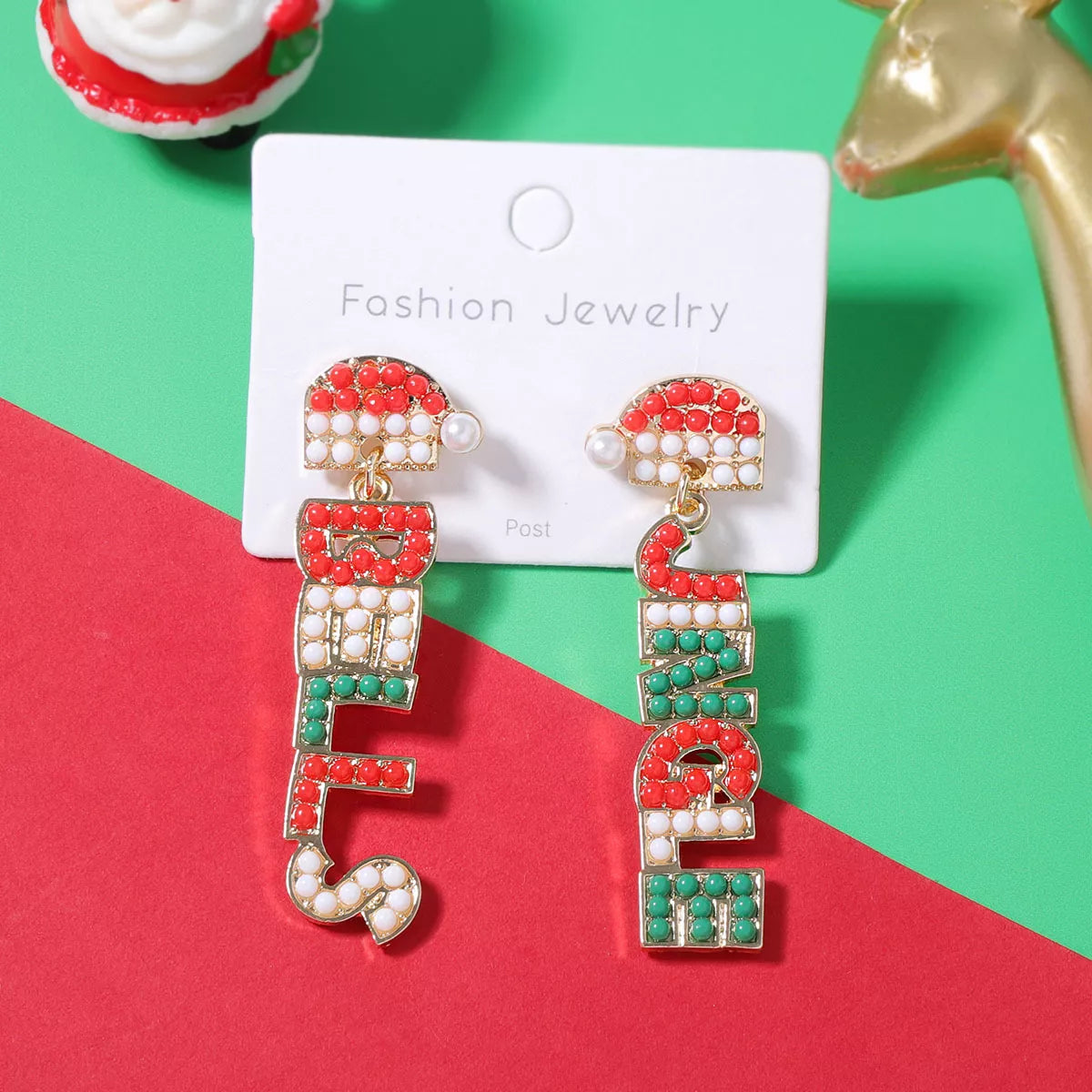 Christmas Jingle Bells Drop Earrings OutfitFlow