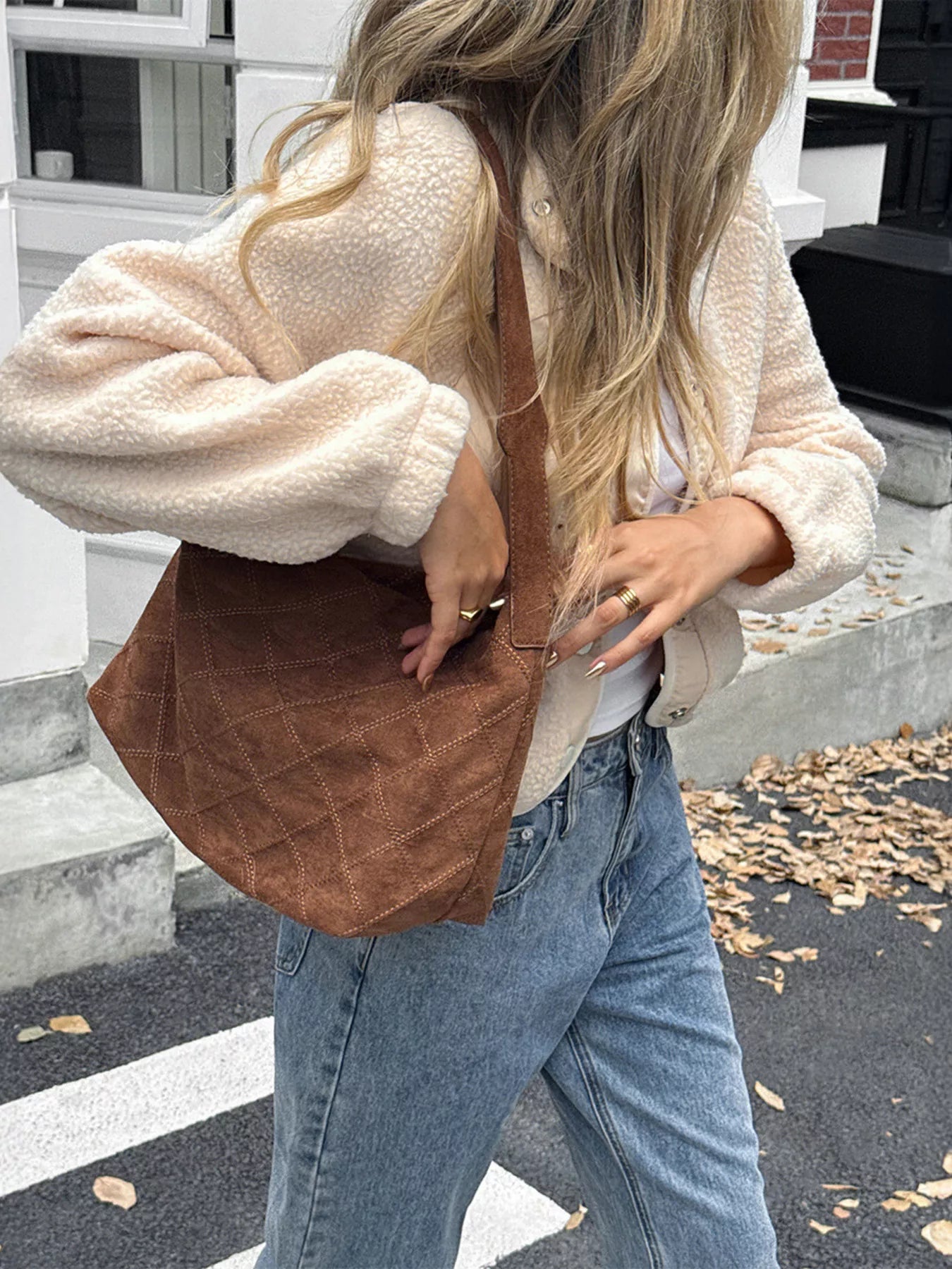 Snap Down Raglan Sleeve Jacket OutfitFlow
