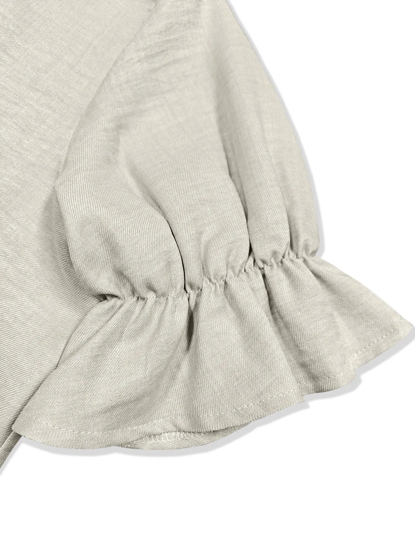 Plus Size Button-Down Shirt and Wide-Leg Pants Set OutfitFlow