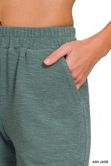 Zenana Cotton Slub Short Pants OutfitFlow