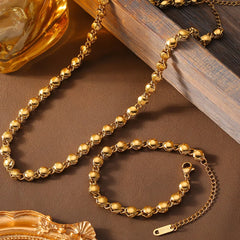 18K Gold-Plated Copper Necklace OutfitFlow