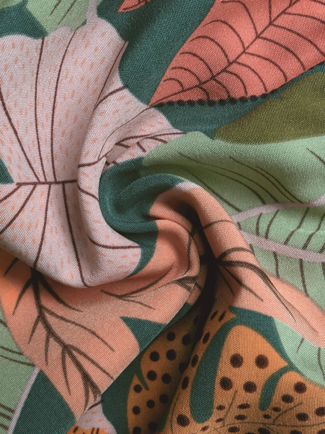 Tropical Print High Waist Shorts OutfitFlow