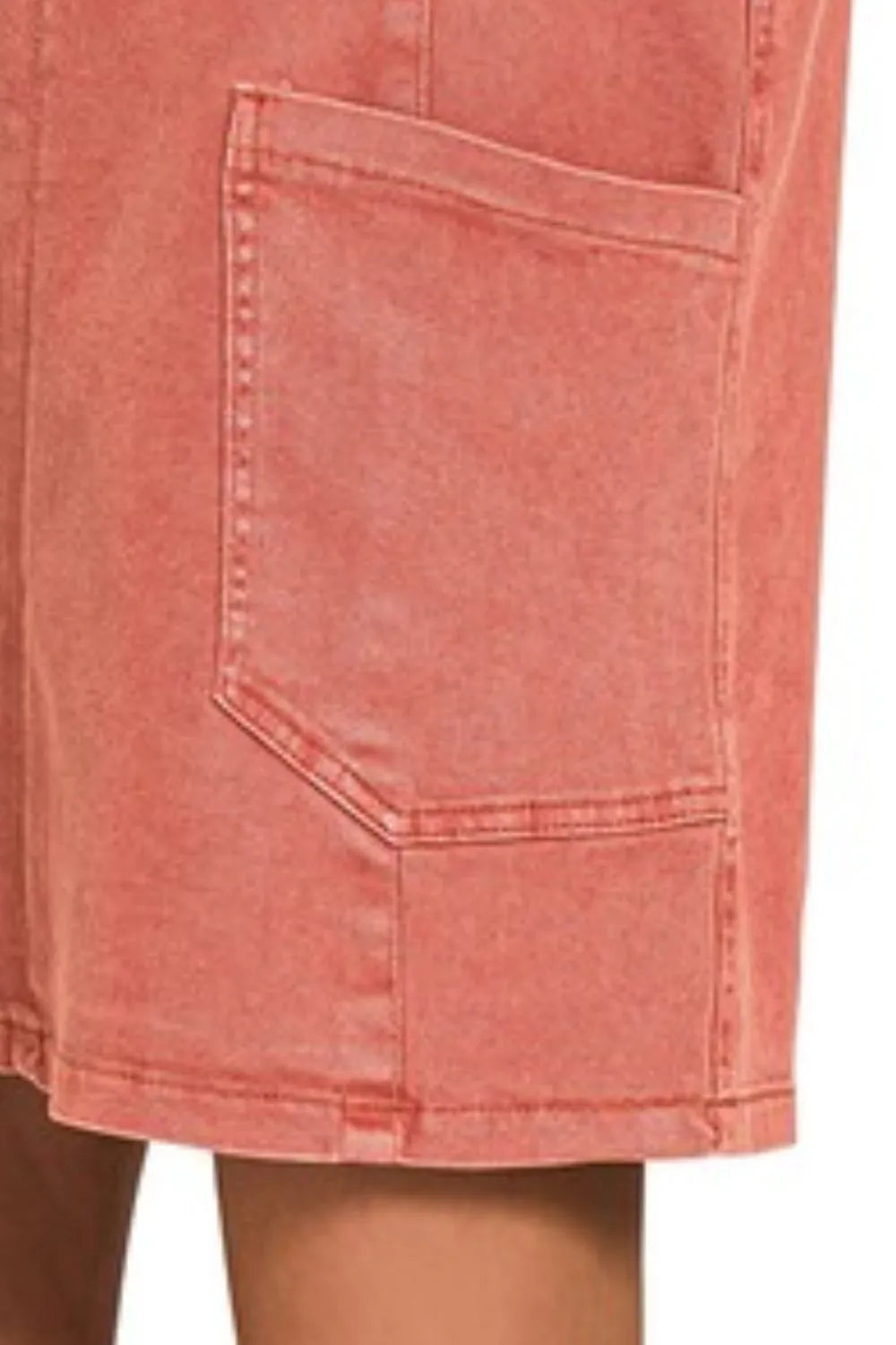 Zenana Washed Adjustable Strap Denim Overall Dress OutfitFlow
