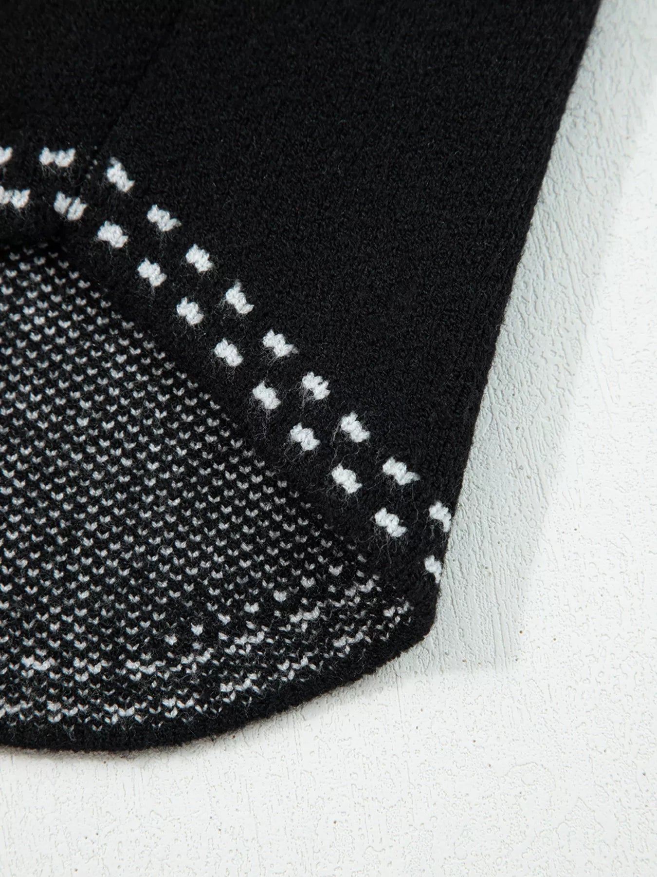 Contrast Trim Button up Sweater Cardigan OutfitFlow