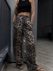 Outfit Flow - Leopard High Waist Wide Leg Pants