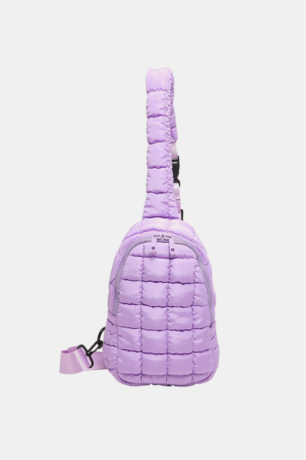 Quilted Nylon Crossbody Bag