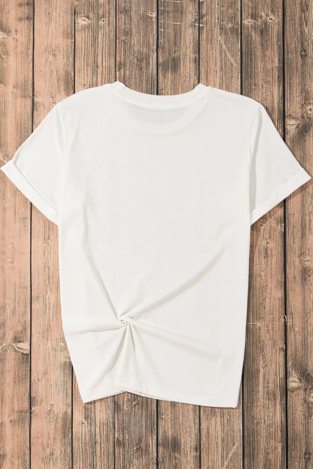 Pumpkin Round Neck Short Sleeve T-Shirt OutfitFlow