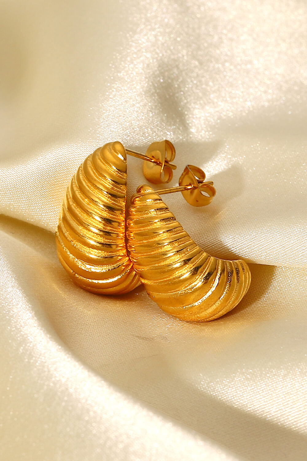 Shell Shore Spiral Stud Earrings OutfitFlow
