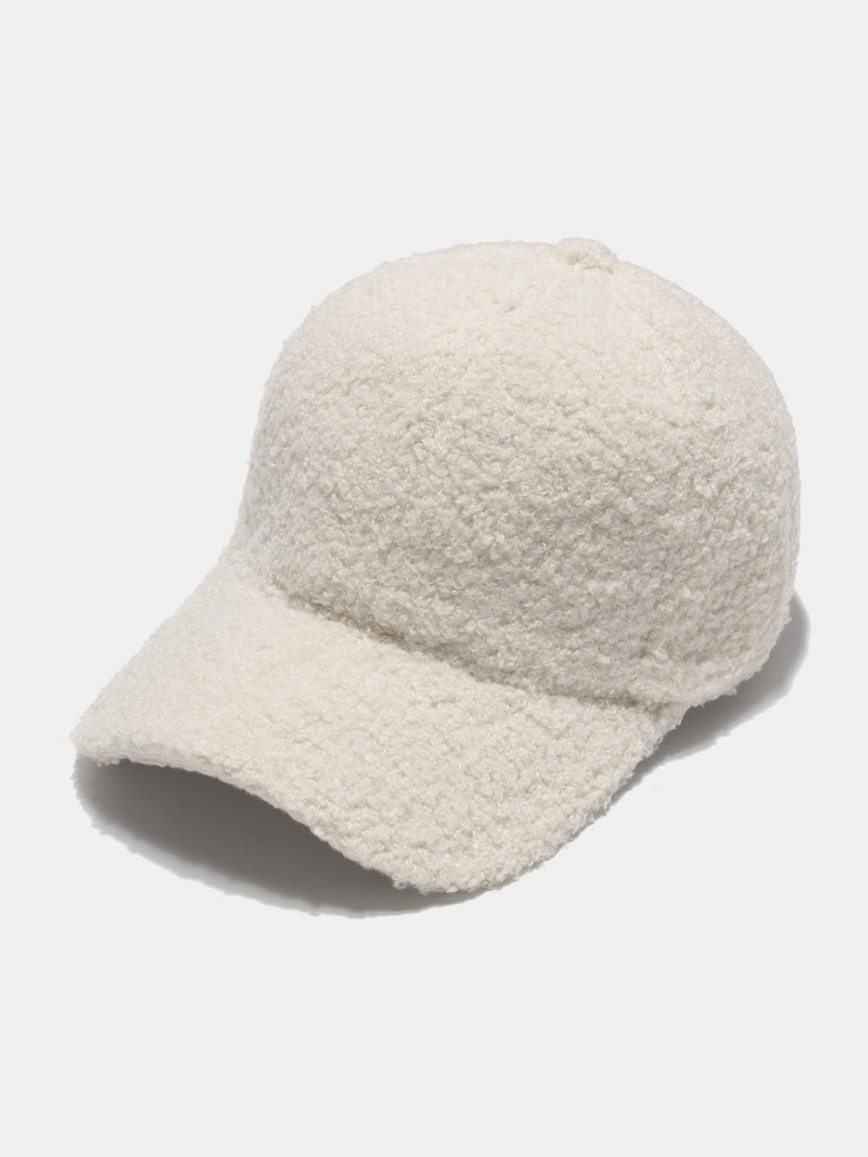 Outfit Flow - Sherpa Solid Color Baseball Cap