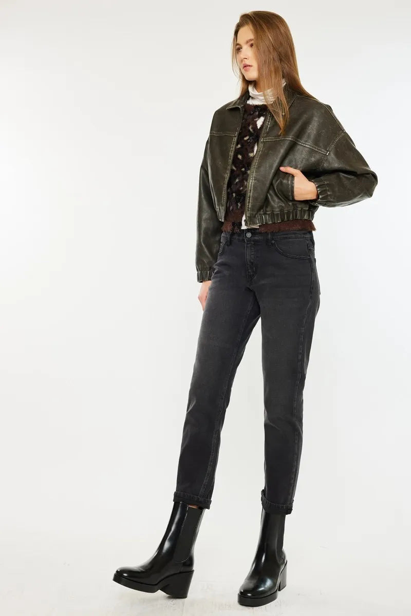 Kancan Slim Boyfriend Fit Jeans OutfitFlow