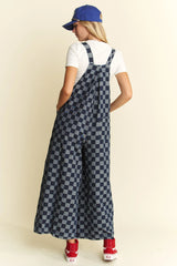 Jade By Jane Denim Checkered Jumpsuit OutfitFlow