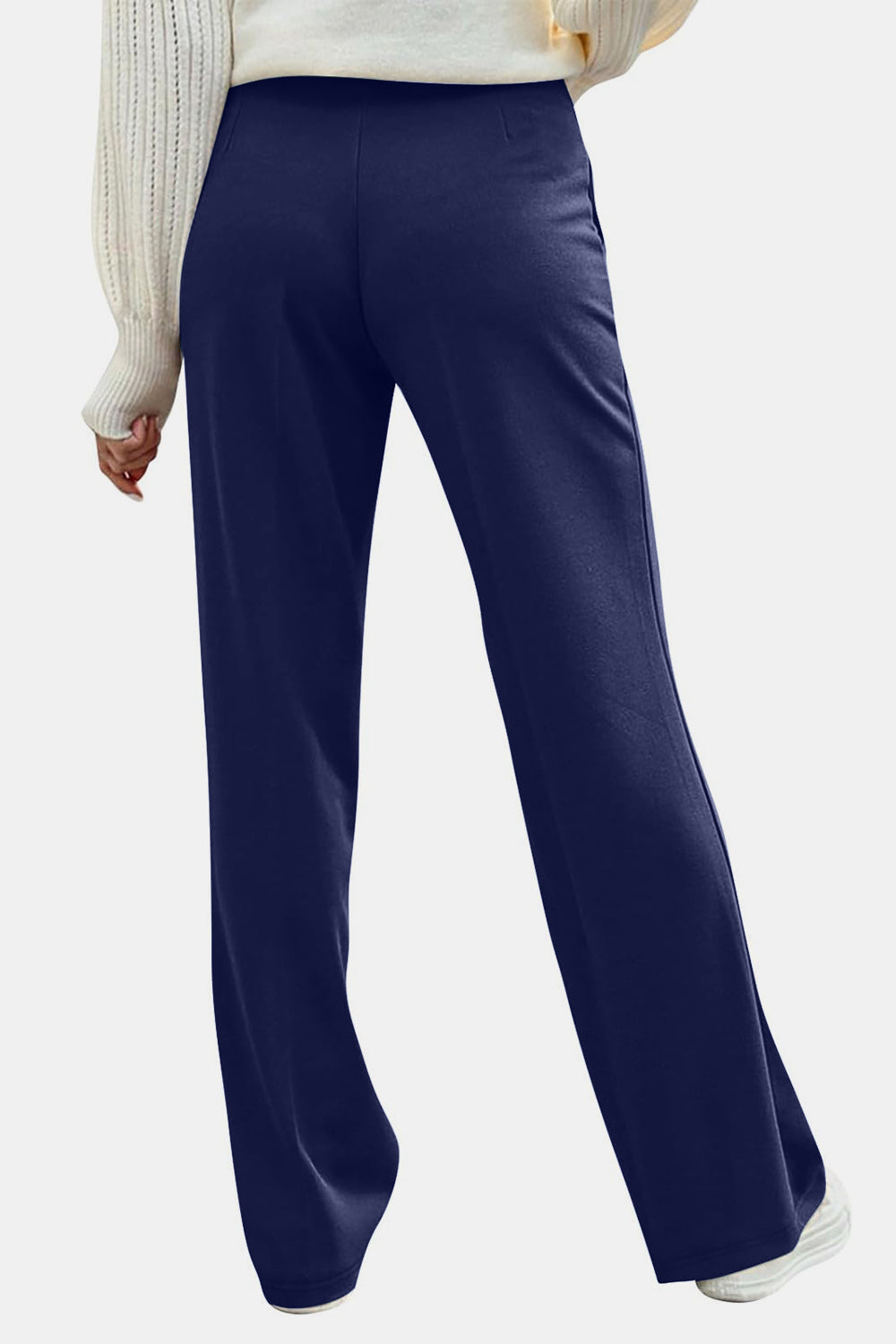 Outfit Flow - Decorative Button High Rise Pants