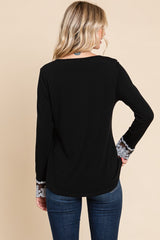 Outfit Flow - Super Lady Full Size Lace Detail Round Neck T-Shirt