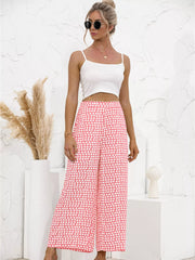 Polka Dot Wide Leg Pants OutfitFlow