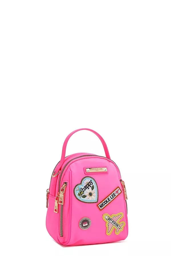 Nicole Lee USA Color Patch Multi Bag PINK OS OutfitFlow