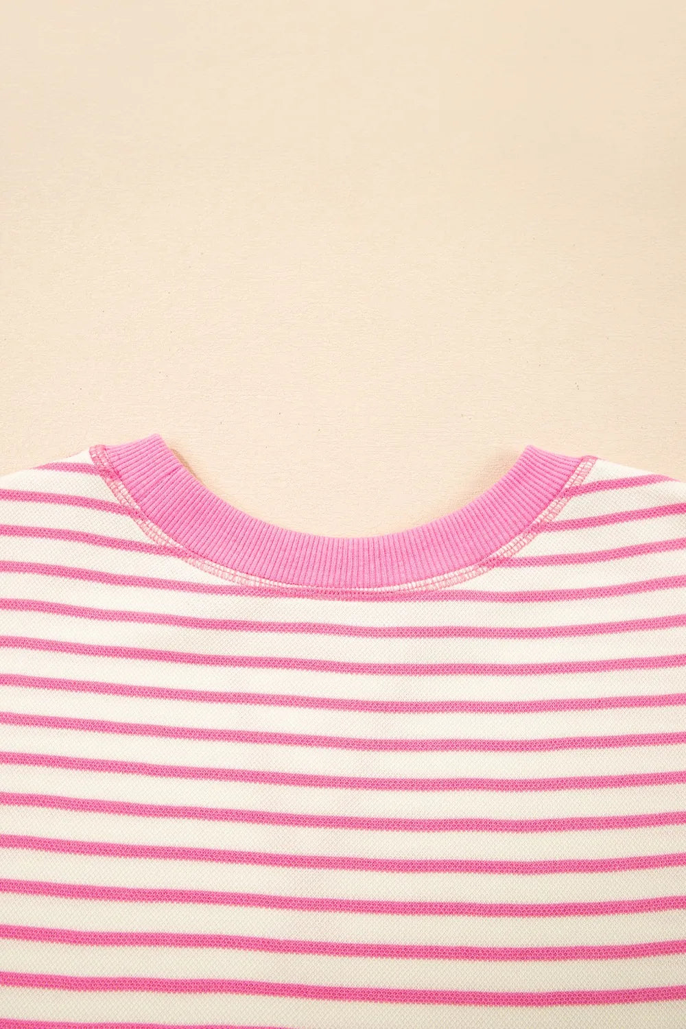 Striped Flounce Sleeve Casual Blouse OutfitFlow