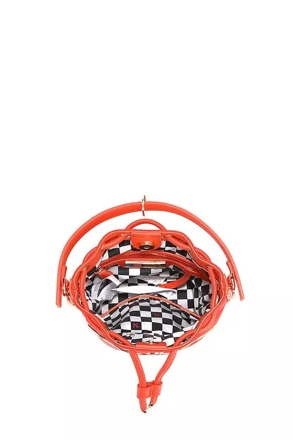 Nicole Lee USA Color Patch Bucket Bag Trendsi