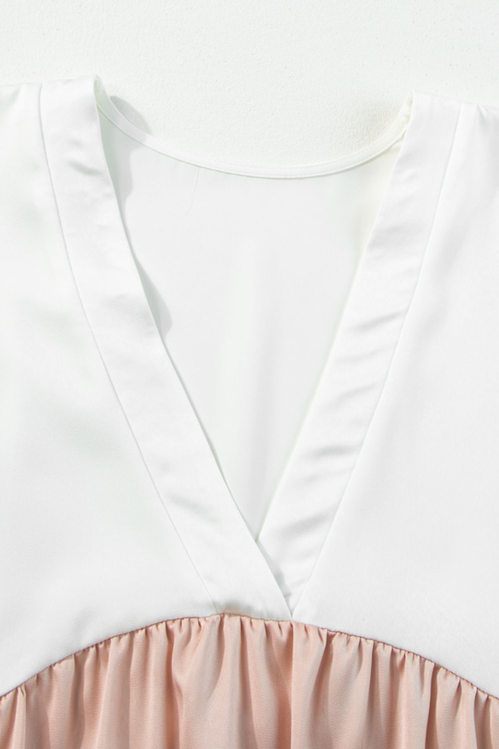 Color Block Short Sleeve Mini Dress OutfitFlow