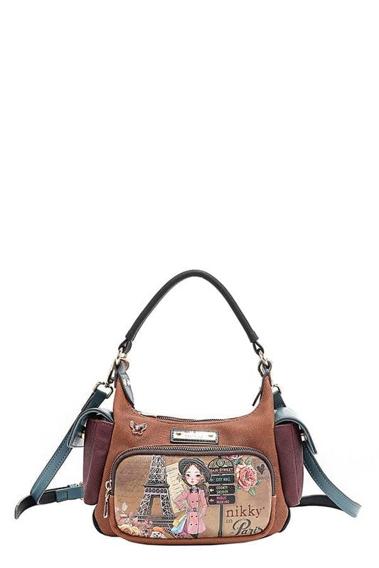 Nicole Lee USA Eco-Leather Shoulder Bag OutfitFlow
