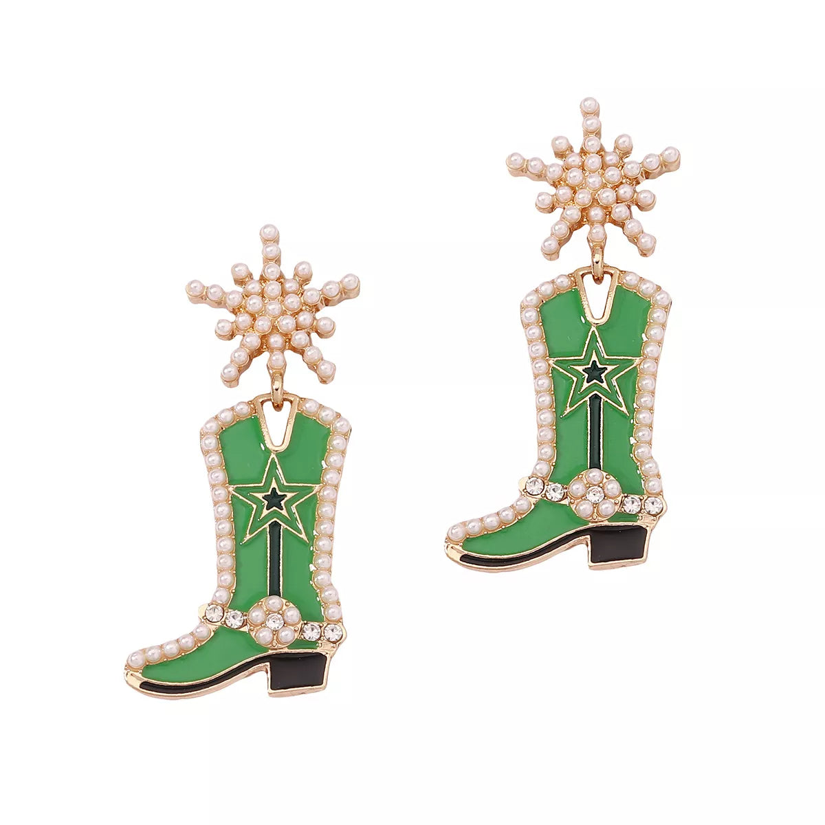 Cowgirl Boot Dangle Earrings OutfitFlow