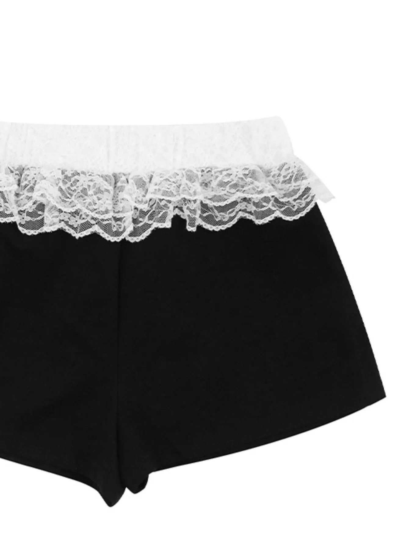 Lace Detail Shorts OutfitFlow