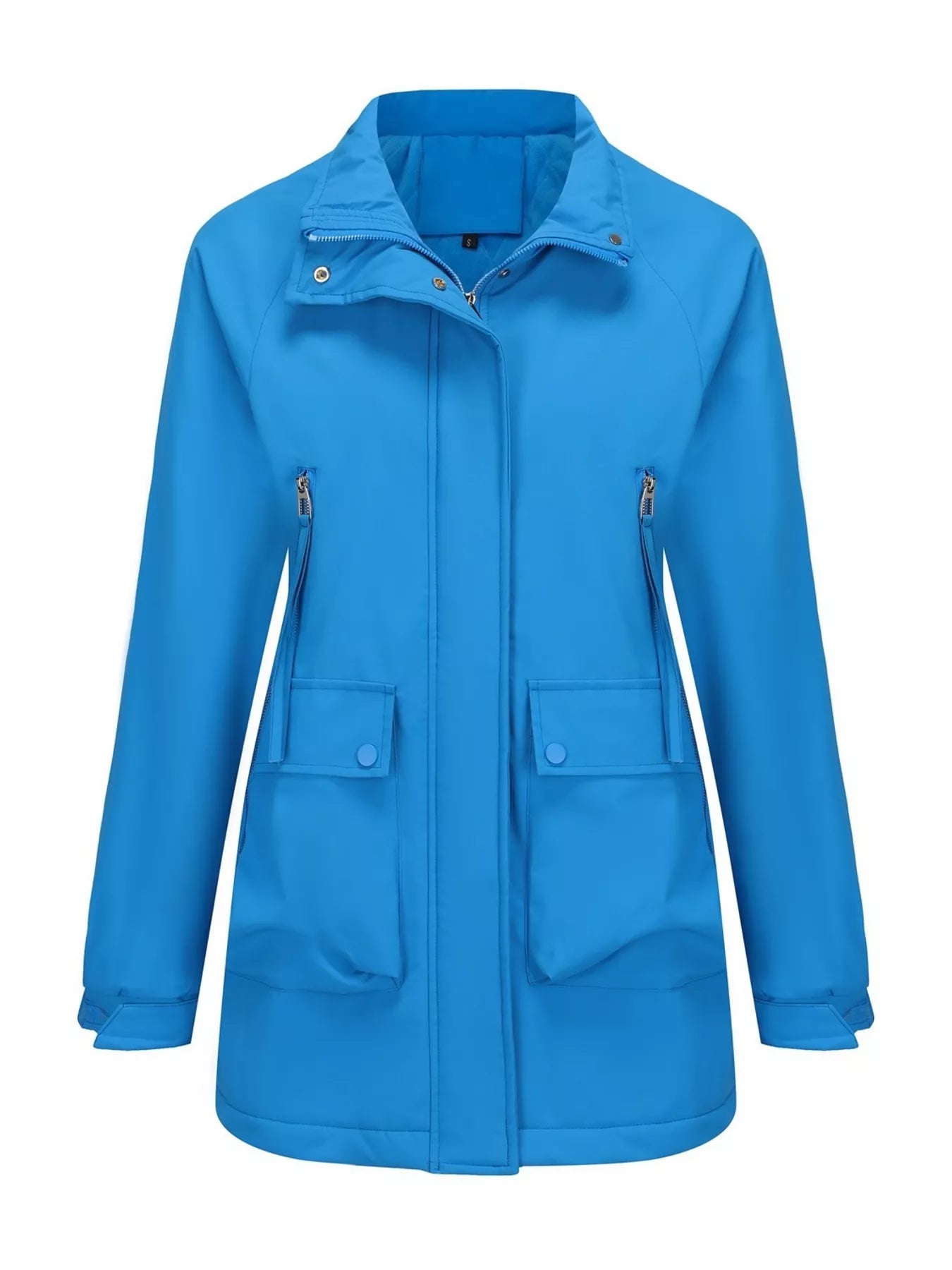 Full Size Zip Up Hooded Parka Outerwear Plus Size OutfitFlow