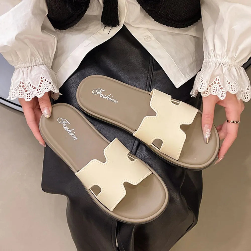 Open Toe Flats Sandals OutfitFlow