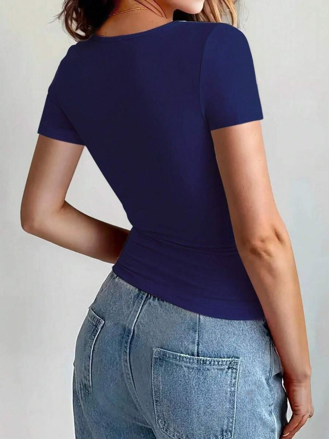 Round Neck Short Sleeve T-Shirt