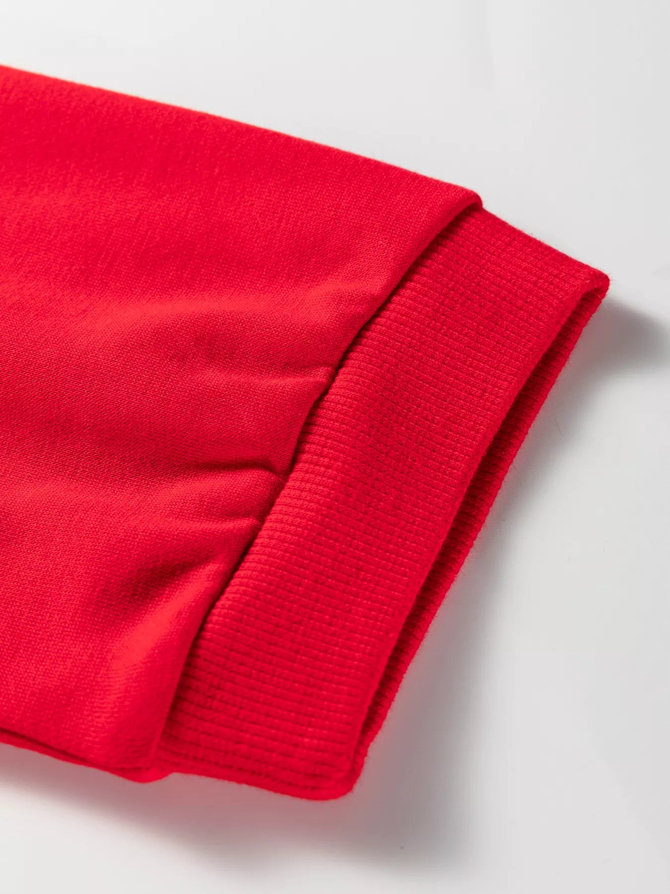 Floral Bow Patched Exposed Seam Patchwork Slit Baggy Sweatshirt OutfitFlow