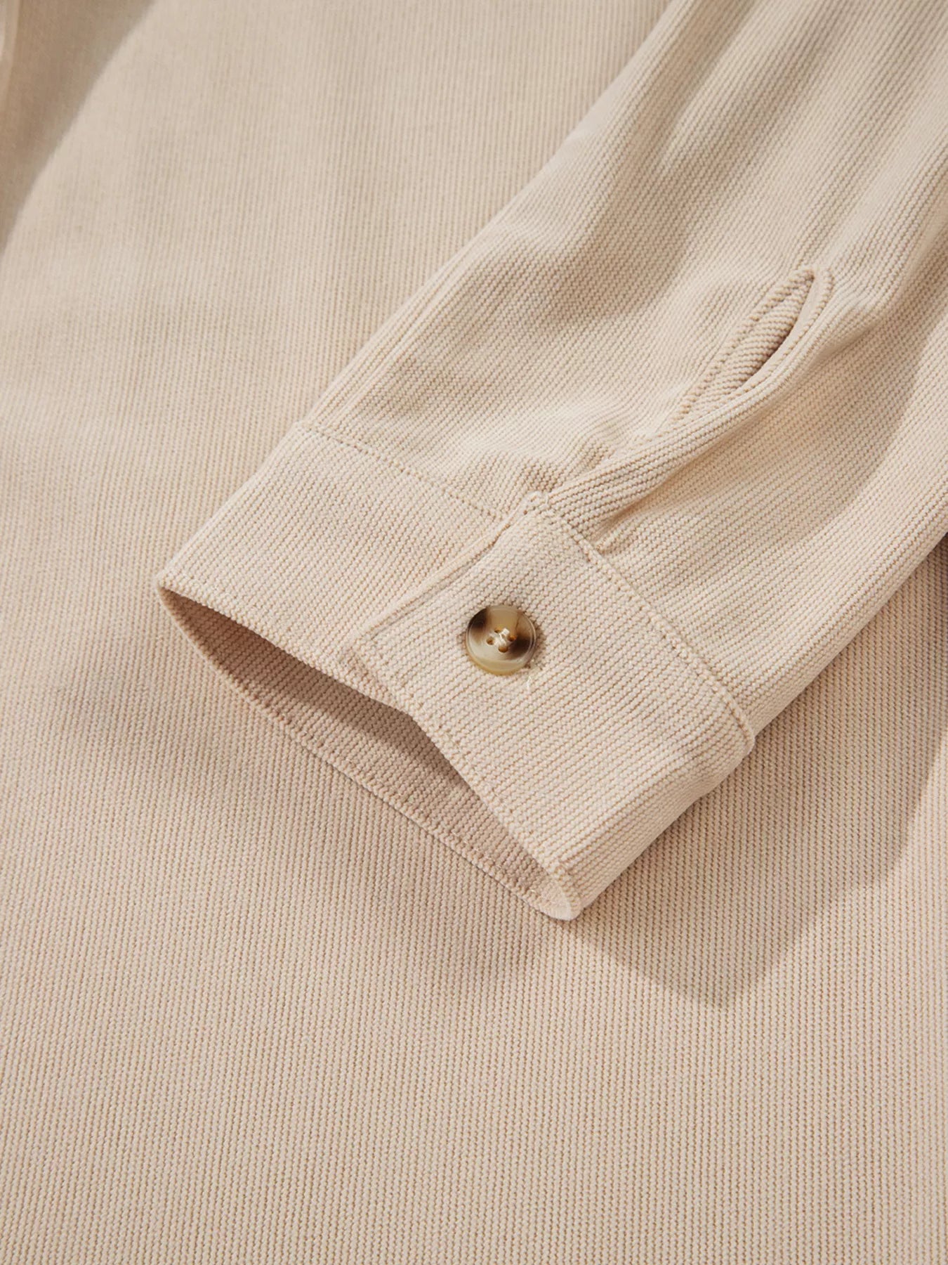 Corduroy Half Button Collared Long Sleeve Mini Dress OutfitFlow