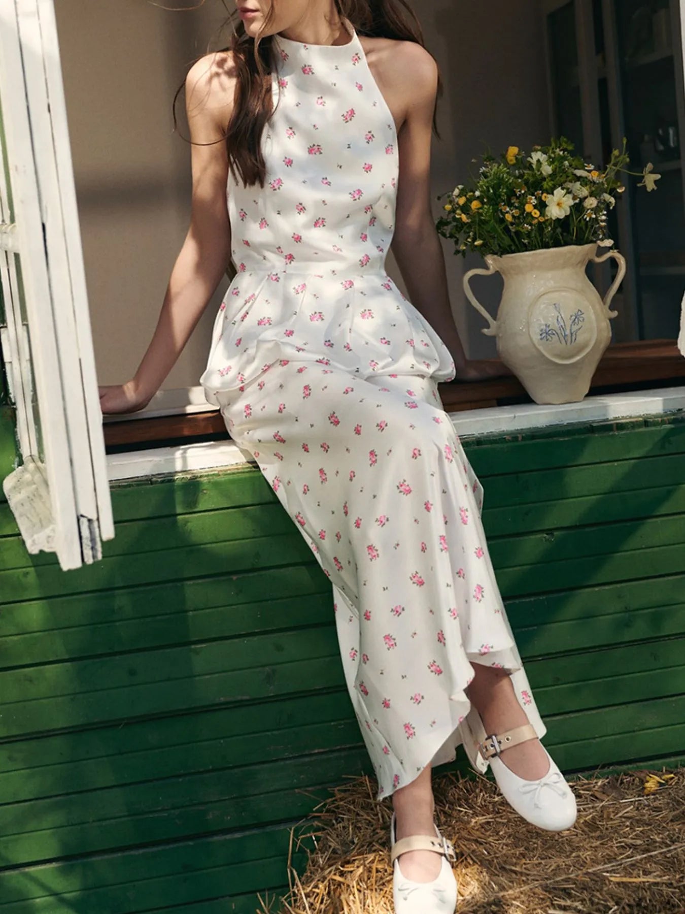 Floral Print Cami and Skirt Set OutfitFlow