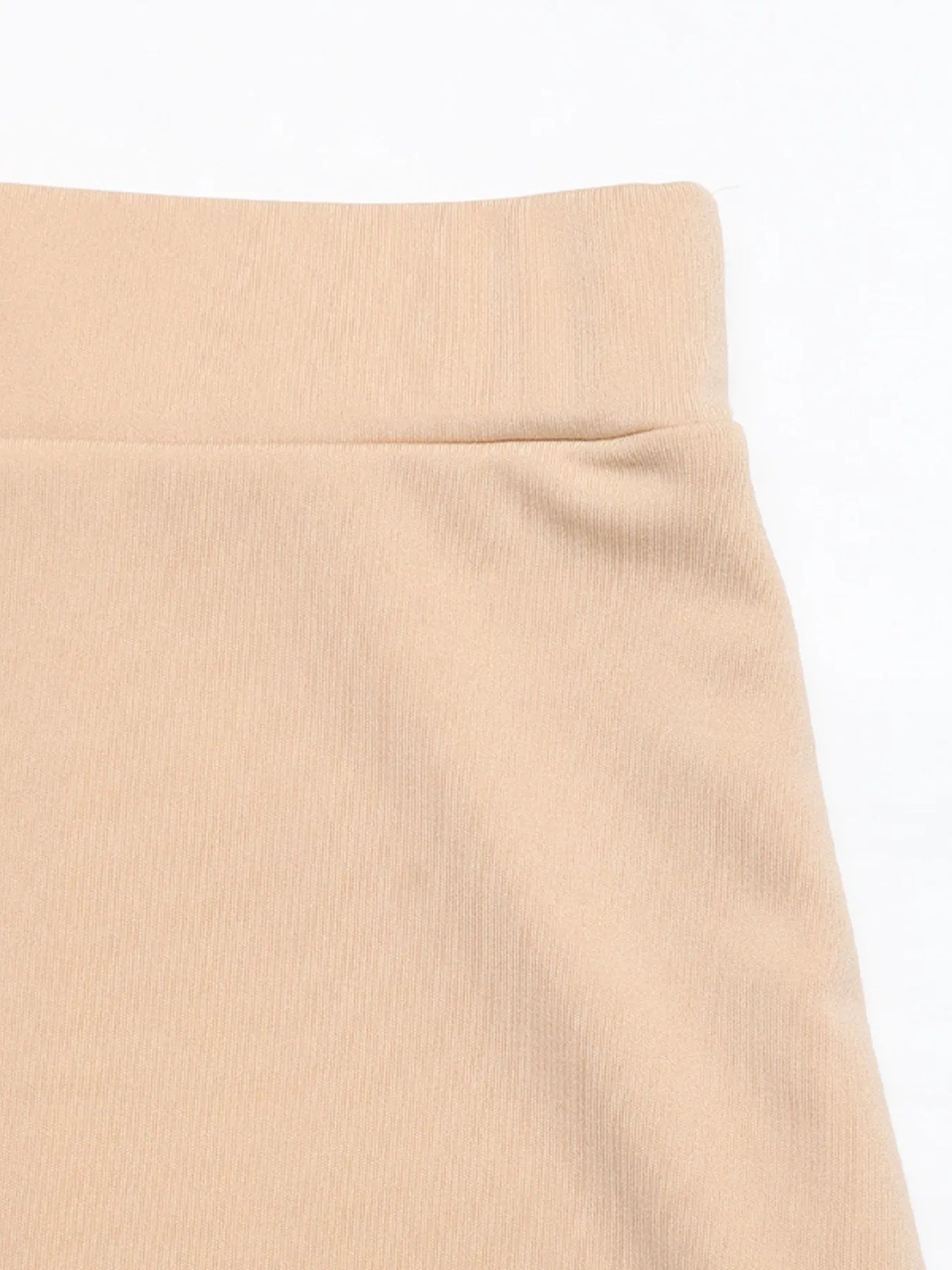 Layered Midi Skirt with Contrast Hem Detail OutfitFlow