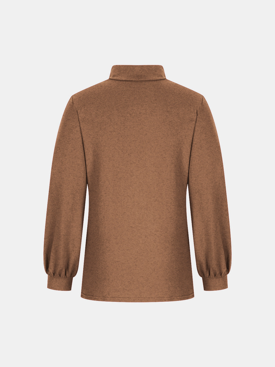 Outfit Flow - Full Size Mock Neck Long Sleeve T-Shirt