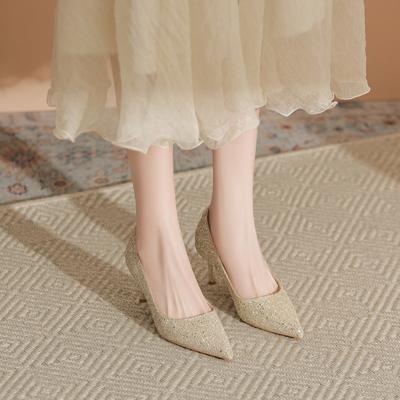 Point Toe Stiletto Pumps OutfitFlow