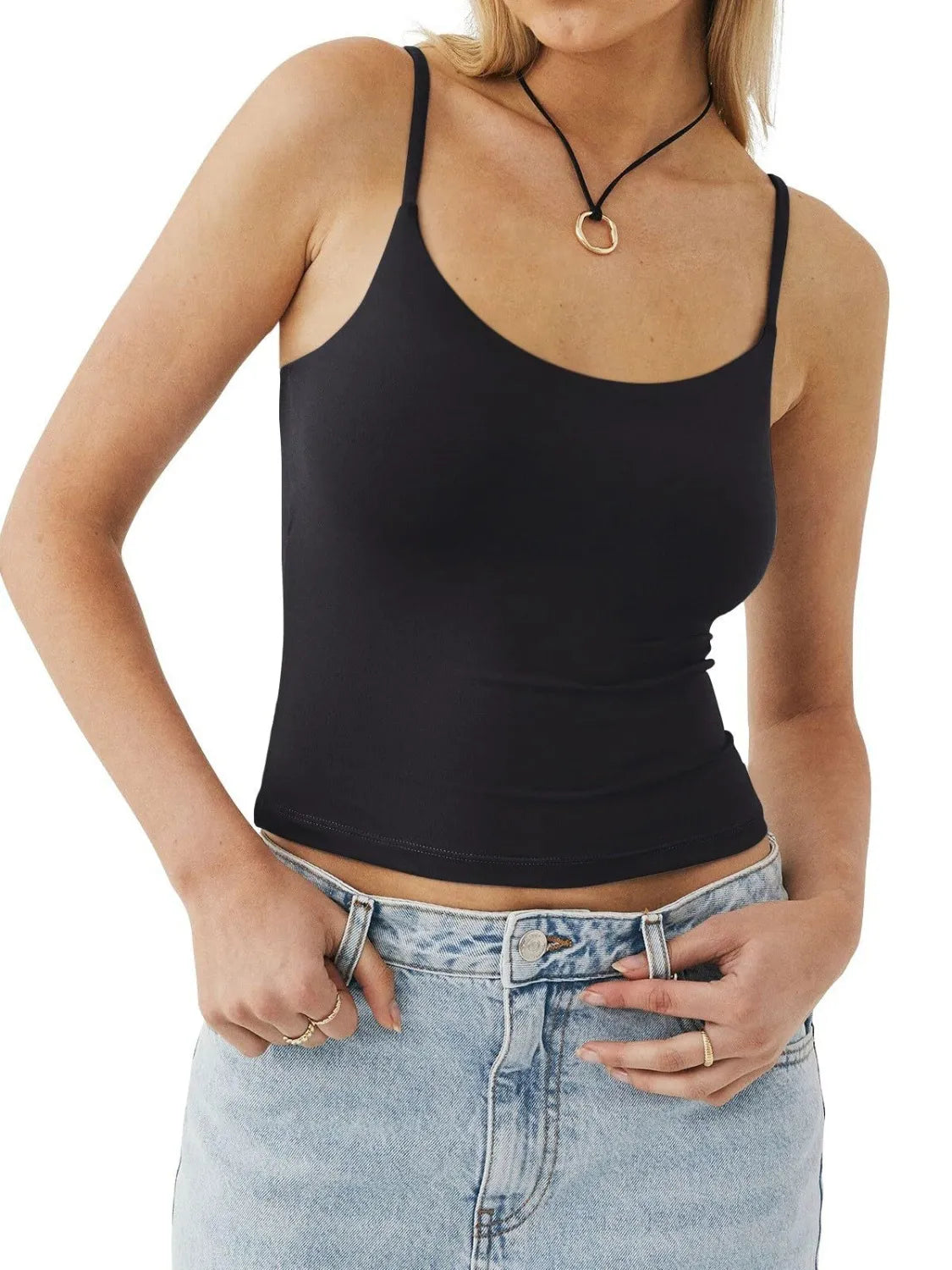 Scoop Neck Cami OutfitFlow