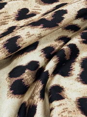 Leopard Print One-Shoulder Top and Pants Set OutfitFlow