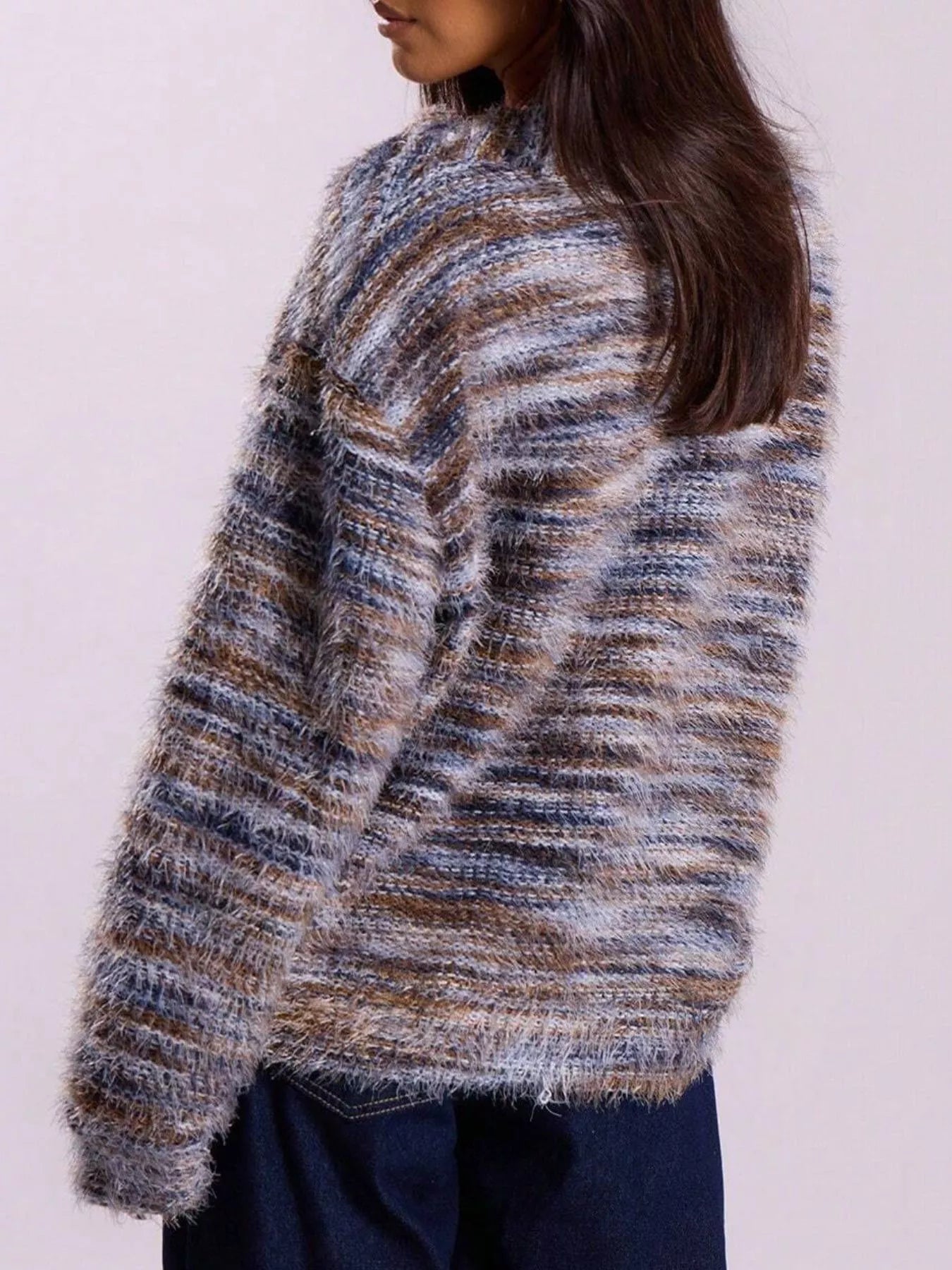 Textured Knit Button-Down Cardigan OutfitFlow