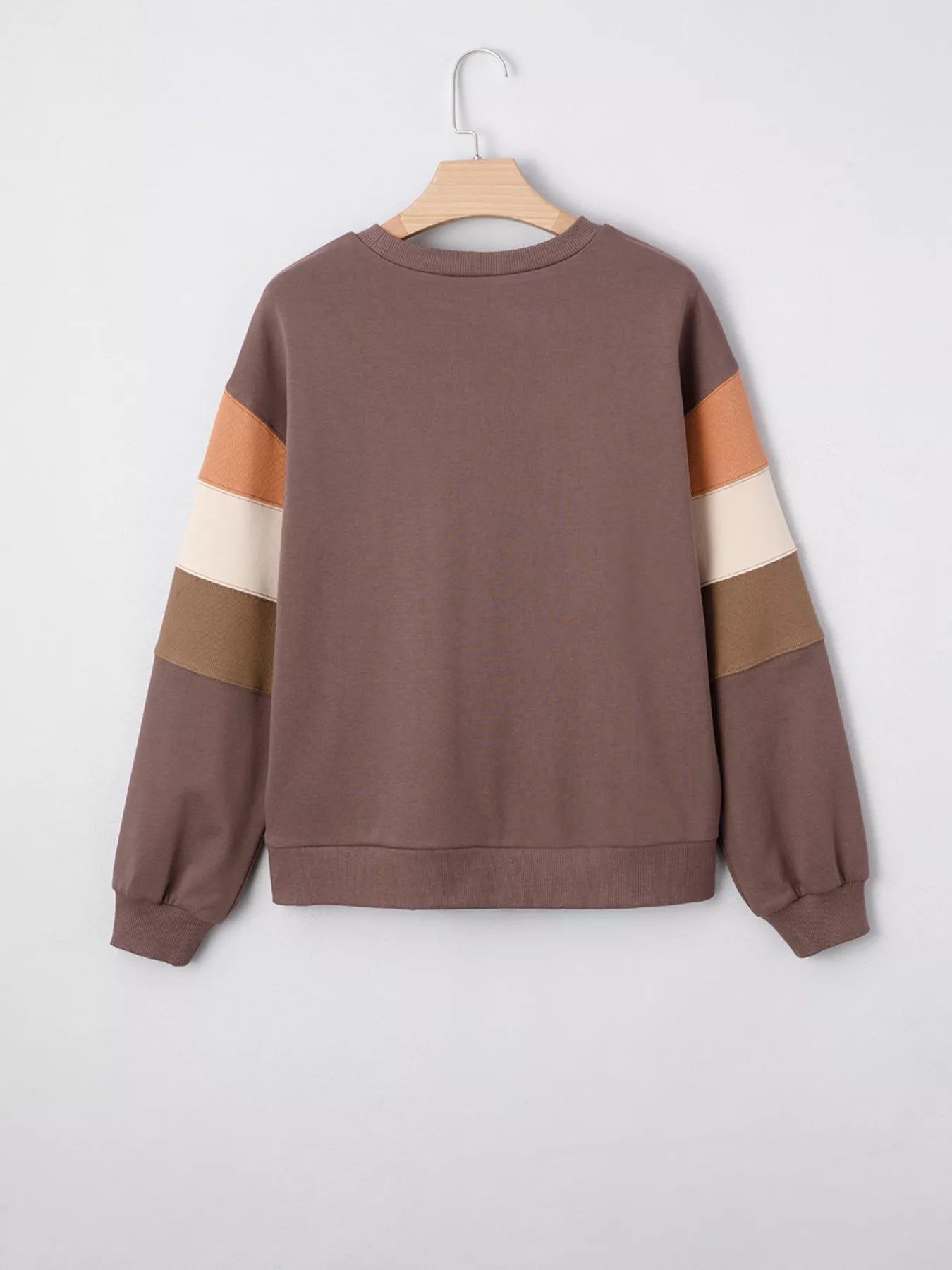 Sequin Bow Pumpkin Round Neck Sweatshirt OutfitFlow