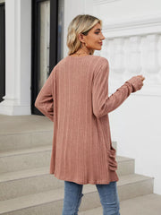 Open Front Long Cardigan OutfitFlow