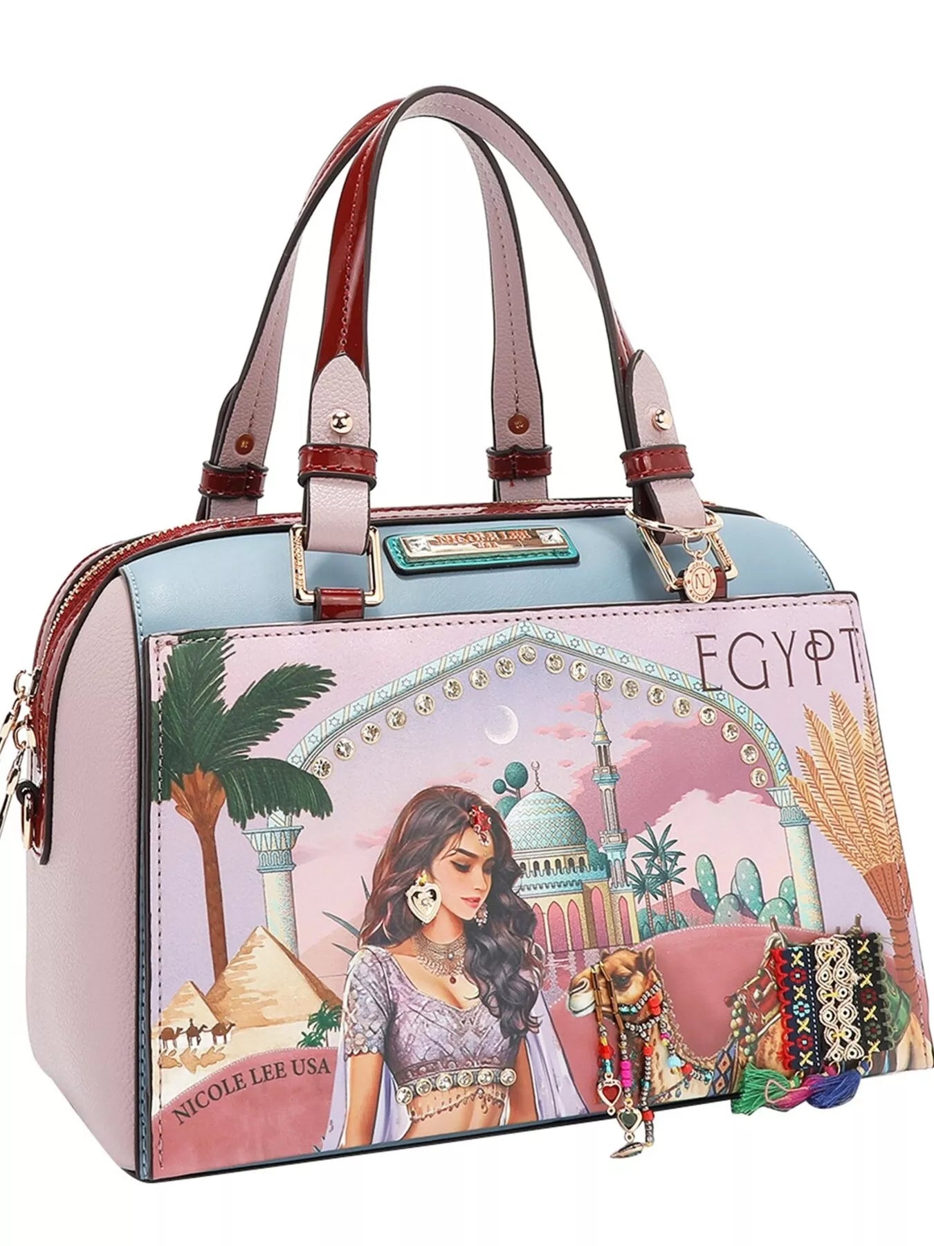 Nicole Lee USA Queen Cleopatra Boston Bag OutfitFlow
