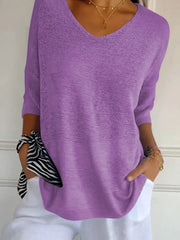 Full Size Relaxed Fit Ribbed Hem Sweater Plus Size OutfitFlow