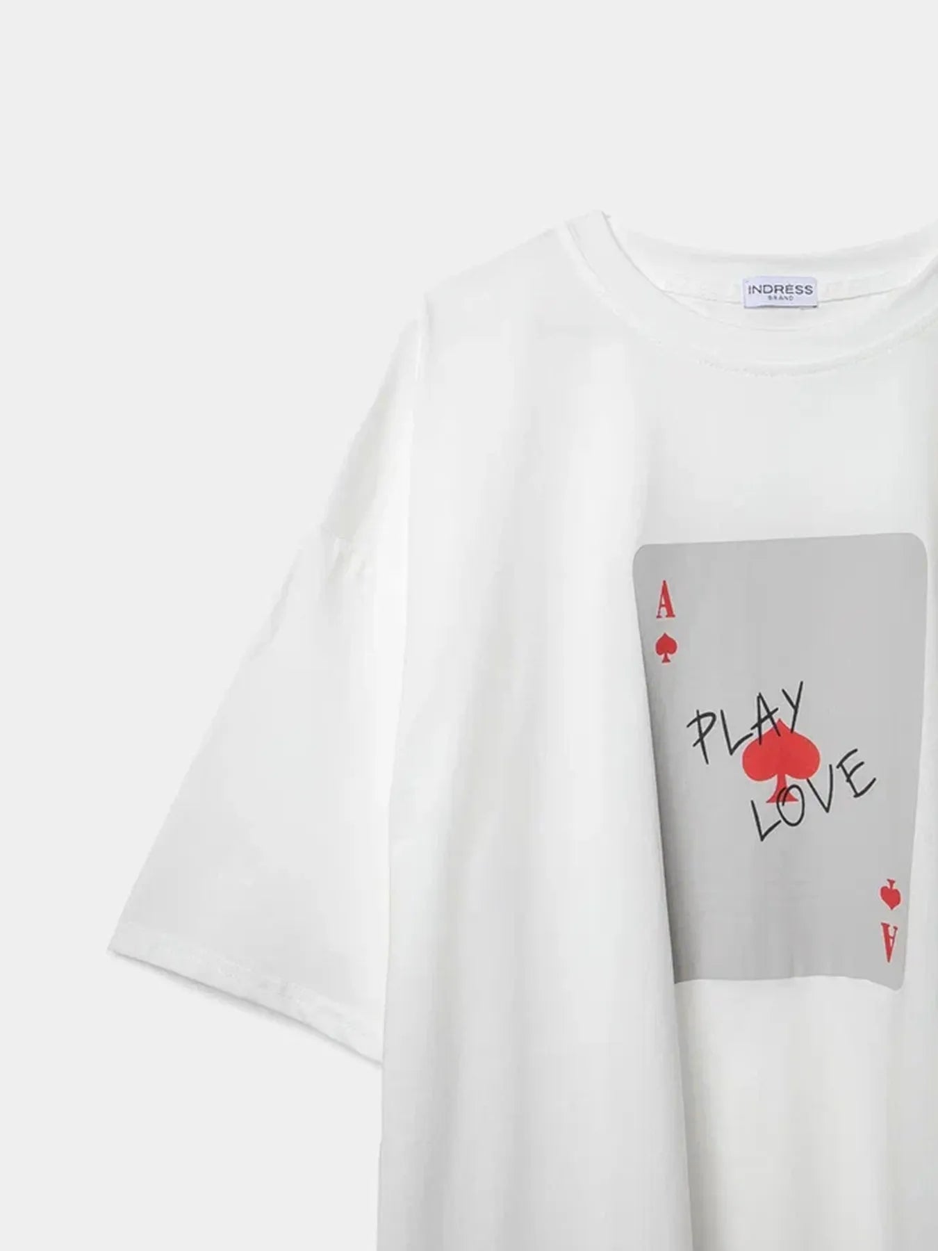 Graphic Round Neck Half Sleeve T-Shirt OutfitFlow