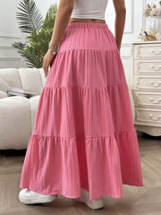Flowy Tiered Maxi Skirt OutfitFlow