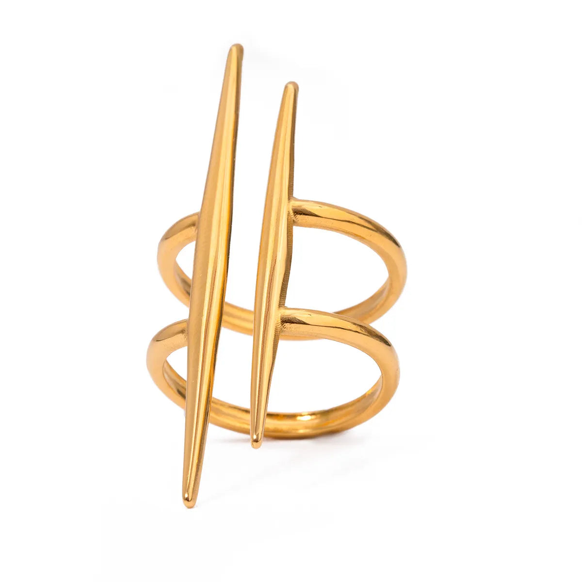 Stainless Steel Asymmetrical Ring OutfitFlow